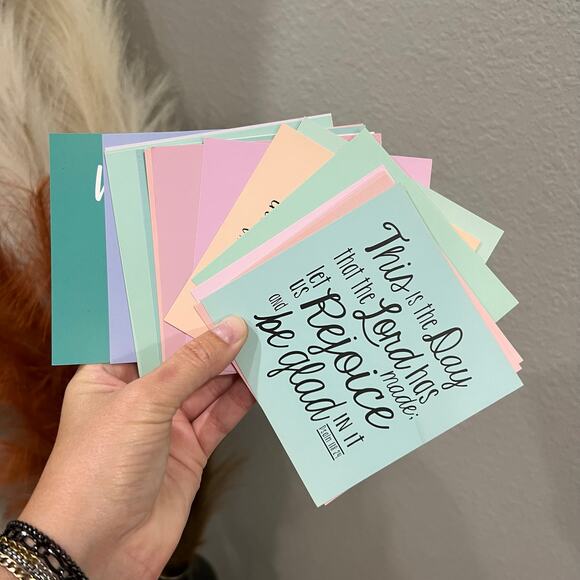 Interchangeable Christian Scripture Block Frame 4x4 - Picture 2 of 2